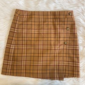 LOFT outlet petite size 6P plaid pencil skirt
